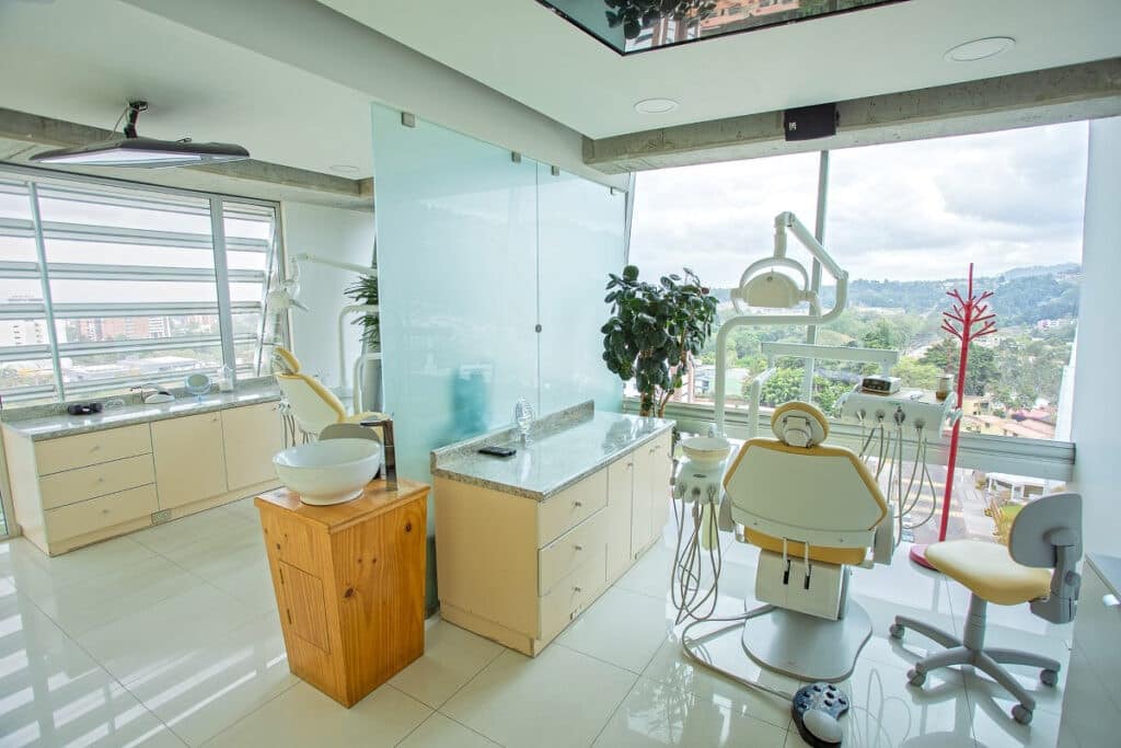 clean and sanitary dental office