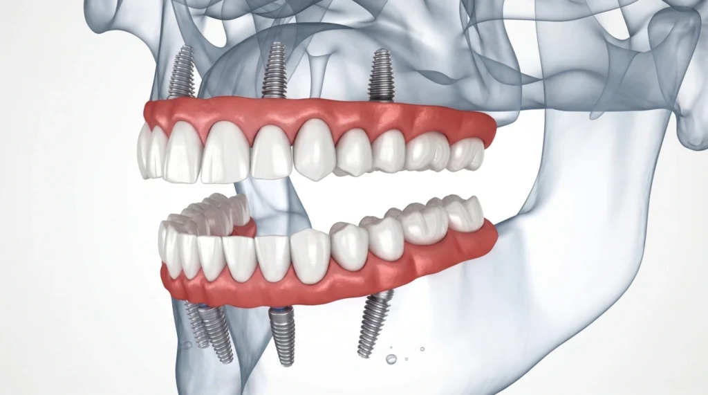 All on Six dental implants Guatemala full arch