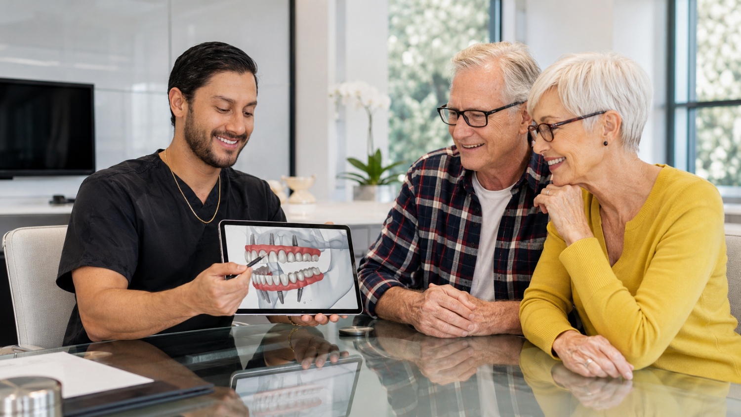 full mouth restoration consultation in Houston
