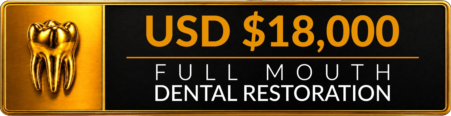 Full Mouth Dental Restoration Package Plaque